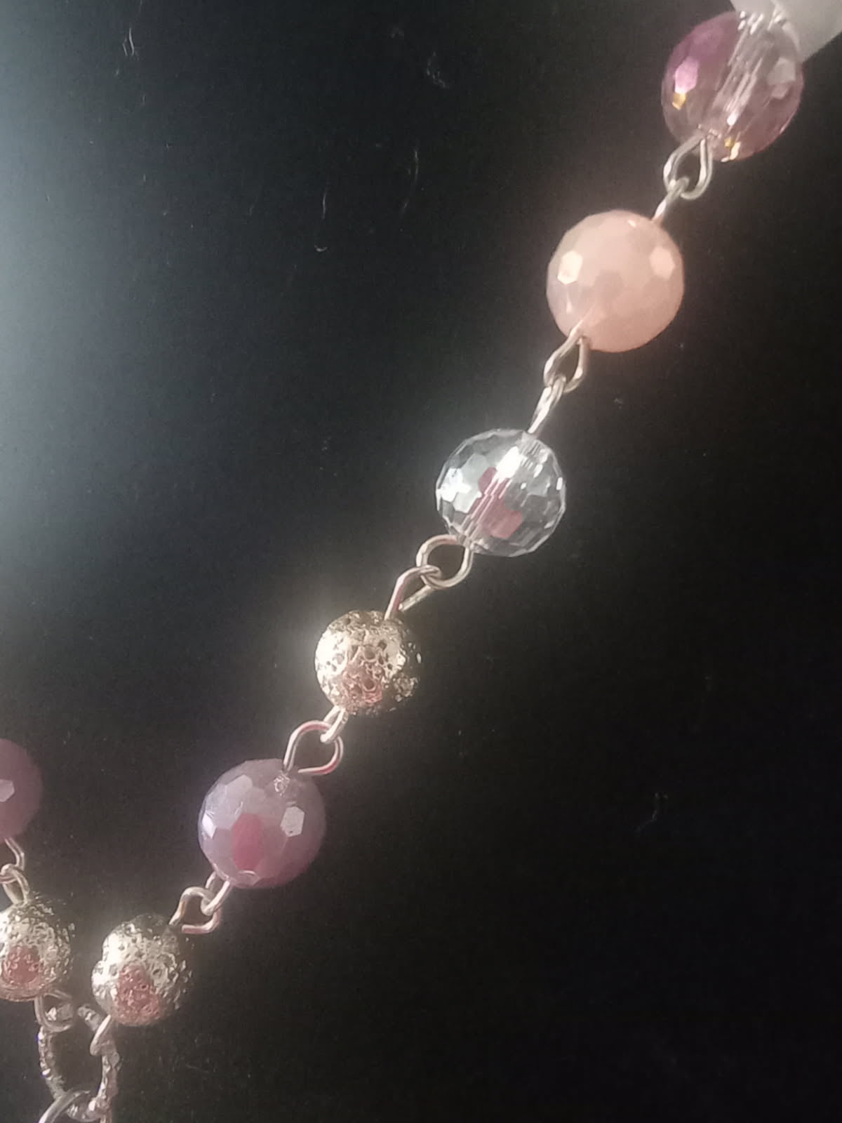 AB Crystal Butterfly Linked Beaded Chain