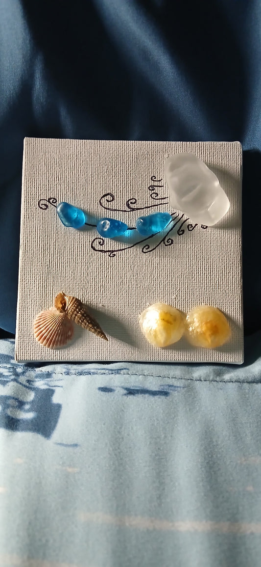Sea Glass Jelly Fish Picture